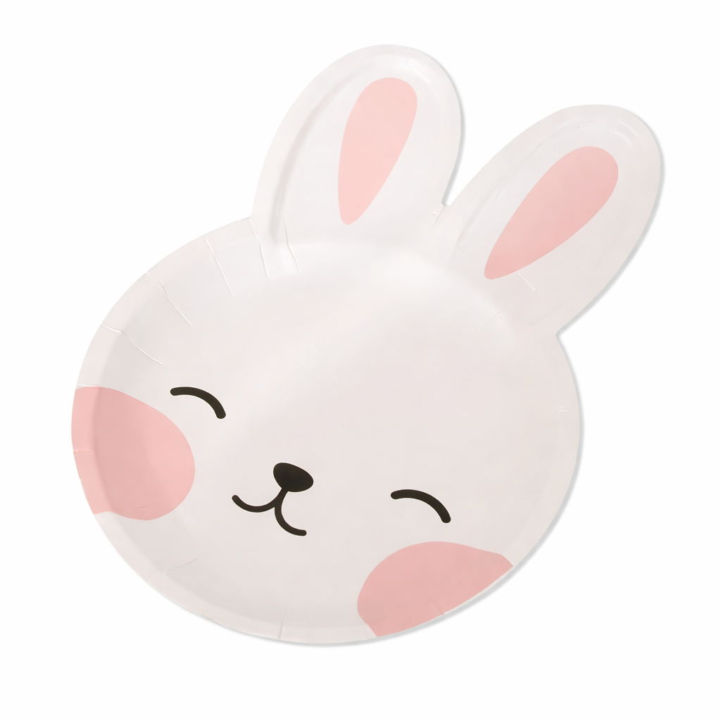 Ms Snuffles - Rabbit Paper Plate