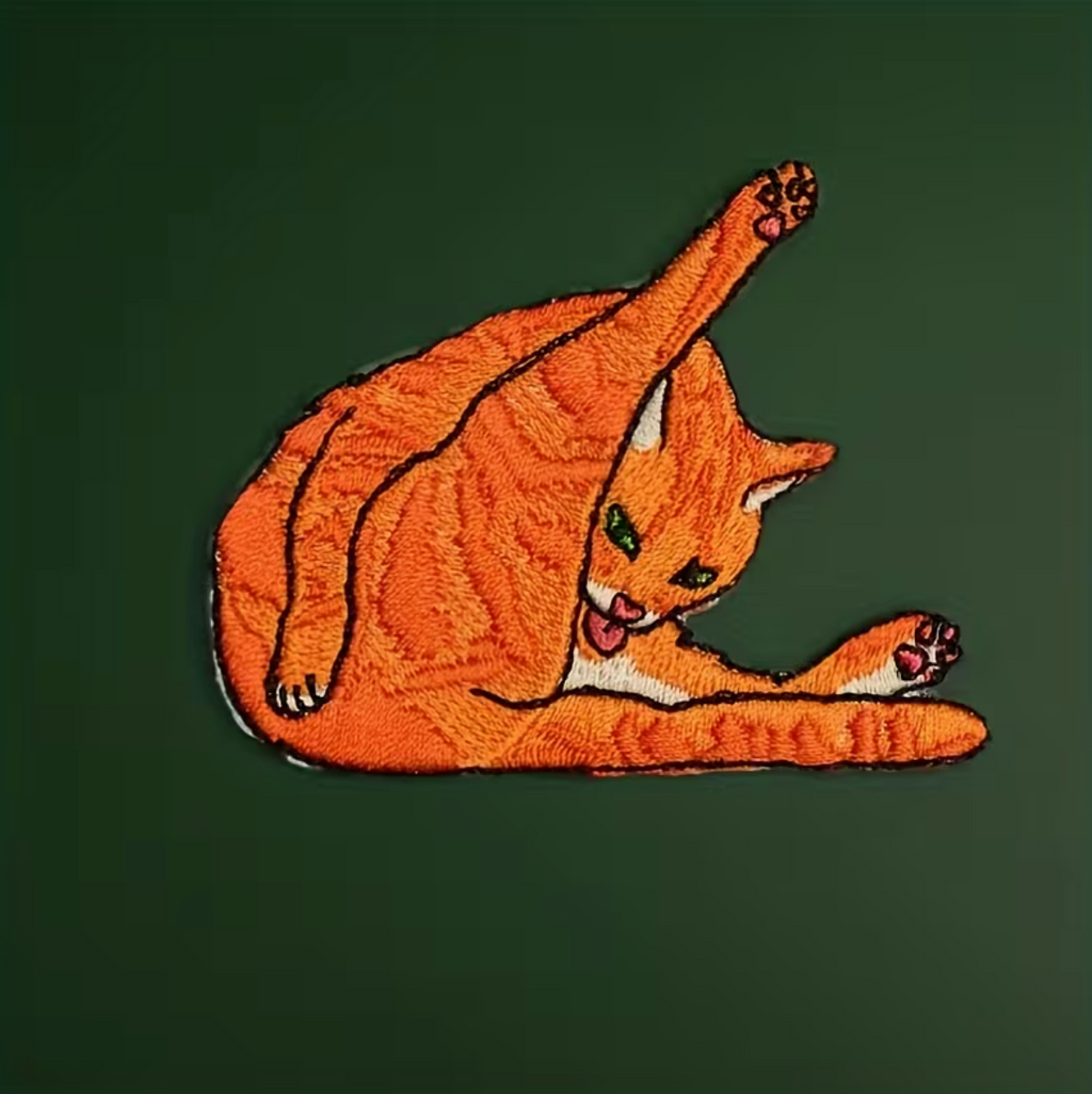 Ginger Cat Meme Iron on Patch