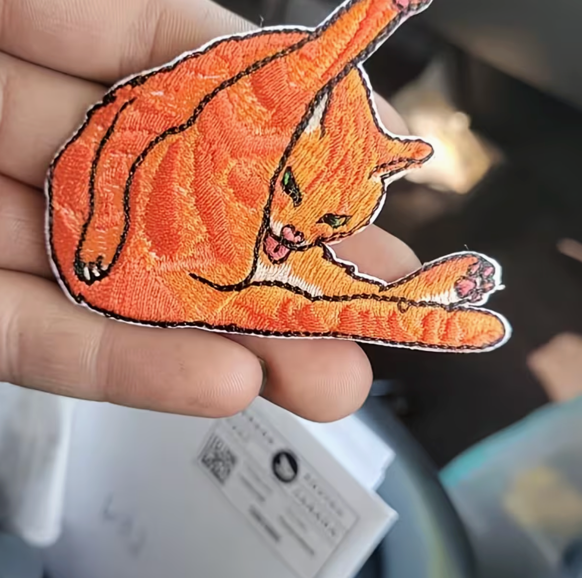 Ginger Cat Meme Iron on Patch