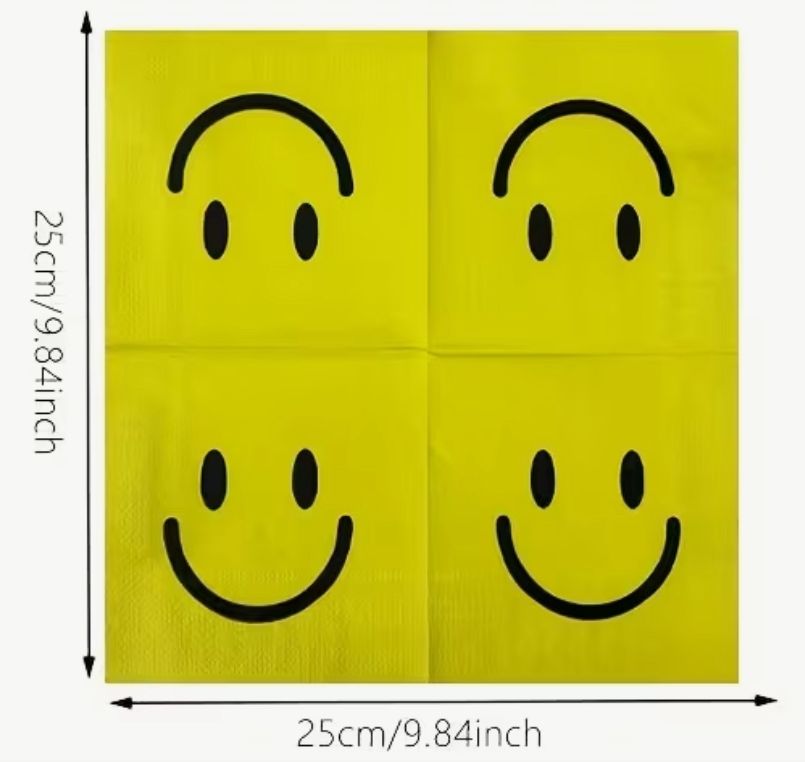Smiley Napkins